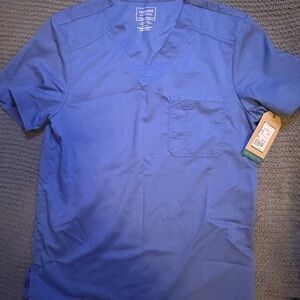 Cherokee Men's Classic Blue V-Neck Shirt